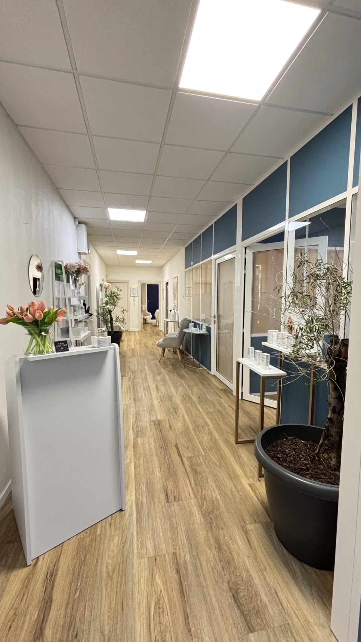 Intérieur d'OVA Institut
